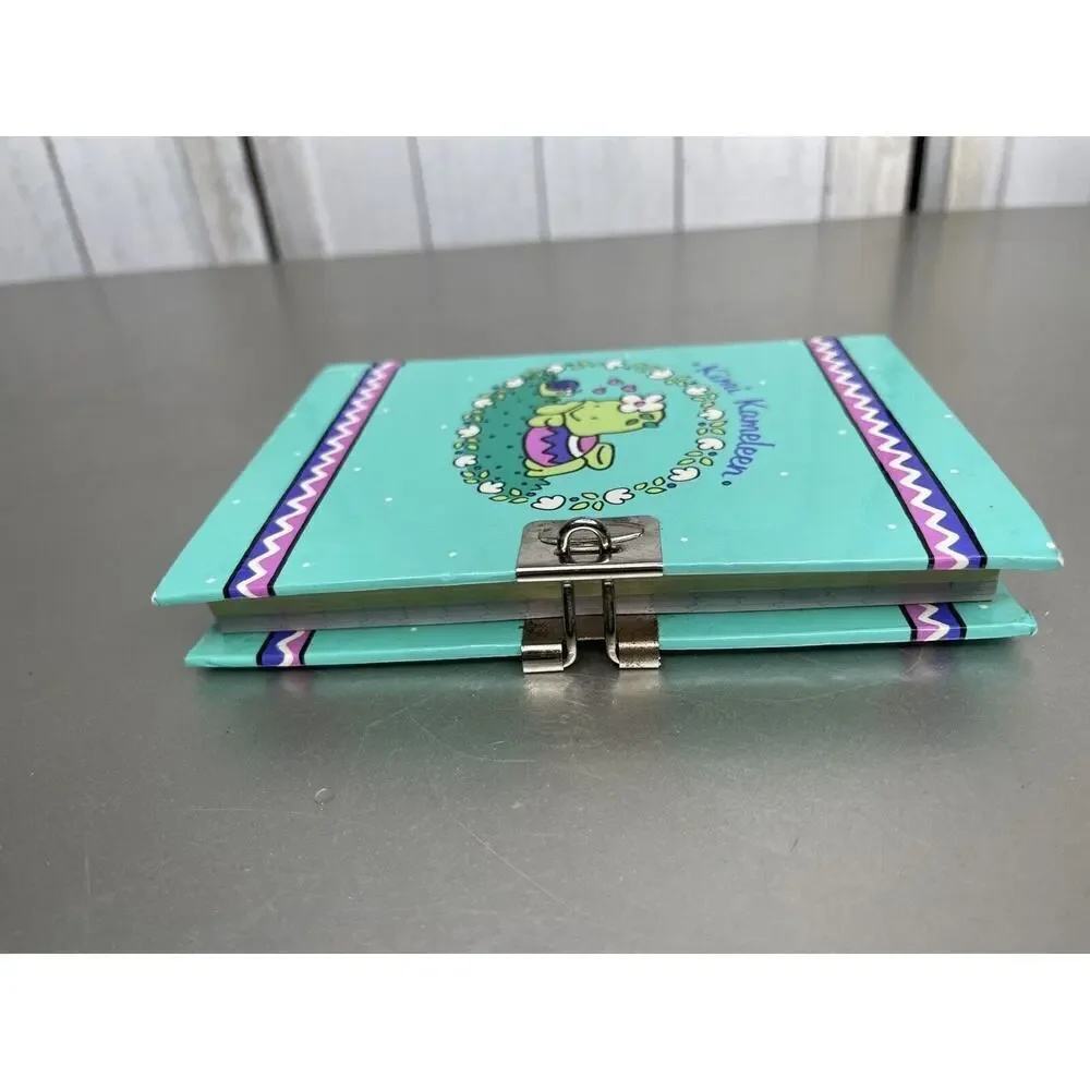 Vintage 1991 Sanrio Kimi Kameleen Turtle Diary Multi Color Paper RARE HTF